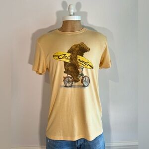 Lucky Brand Men's Surf Bear Short Sleeve Shirt